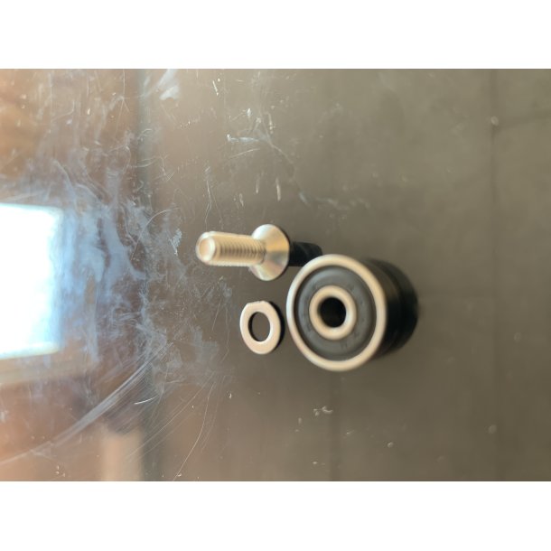Afstands Leje ved kniv med bolt &amp; skive