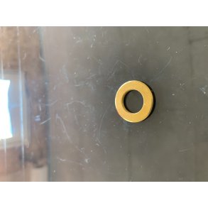 Messing skive ved rundel