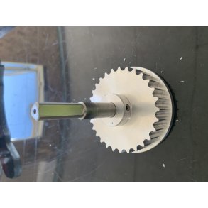 Komplet aksel med Rem hjul 